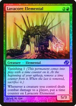 Lavacore Elemental FOIL Planar Chaos NM Red Uncommon MAGIC MTG CARD ABUGames - Image 1