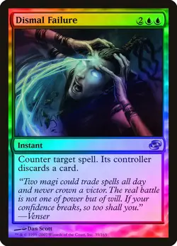 Dismal Failure FOIL Planar Chaos NM Blue Uncommon MAGIC MTG CARD ABUGames - Image 1