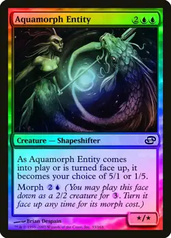 Aquamorph Entity FOIL Planar Chaos NM Blue Common MAGIC MTG CARD ABUGames - Image 1