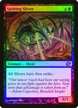 Spitting Sliver FOIL Planar Chaos NM Black Common MAGIC MTG CARD ABUGames - Image 1