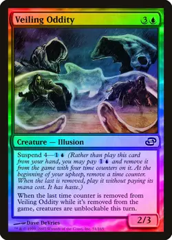 Veiling Oddity FOIL Planar Chaos NM Blue Common MAGIC GATHERING CARD ABUGames - Image 1