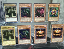 vintage yugioh labyrinth Cards (8 Cards Total) - Image 1
