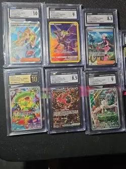 Pokemon Graded Cards Bulk Lot, CGC 7 Cards - Image 2
