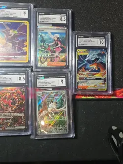 Pokemon Graded Cards Bulk Lot, CGC 7 Cards - Image 3