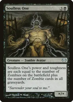 Soulless One Planechase 2009 NM Black Uncommon MAGIC GATHERING CARD ABUGames - Image 1