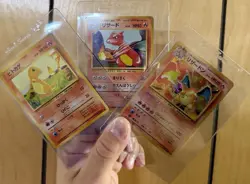 Charmander, Charmeleon, Charizard 1996 Japanese Base Set Pokemon Card Lot (3) - Image 1