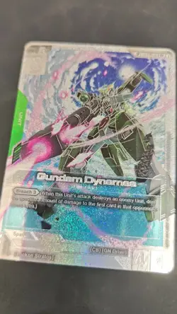 Gundam Card Game Gundam Dynames SP GD03-026 U+ GD04 Phantom Aria Alt Art - Image 2