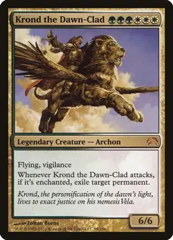 Krond the Dawn-Clad Planechase 2012 NM White Green Mythic Rare CARD ABUGames - Image 1