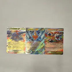 Pokemon TCG English Holo 3-Card Lot Mega Heracross EX Rotom EX Mega Camerupt - Image 1