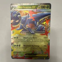 Pokemon TCG English Holo 3-Card Lot Mega Heracross EX Rotom EX Mega Camerupt - Image 3
