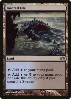 Tainted Isle Planechase 2012 NM Land Uncommon MAGIC GATHERING CARD ABUGames - Image 1