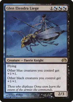 Glen Elendra Liege Planechase 2012 NM Blue Black Rare MAGIC MTG CARD ABUGames - Image 1
