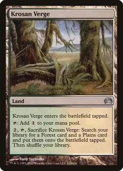 Krosan Verge Planechase 2012 NM Land Uncommon MAGIC GATHERING CARD ABUGames - Image 1