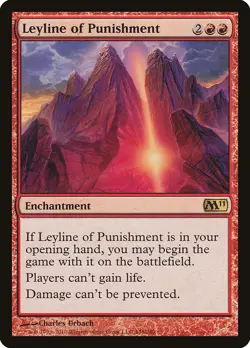 Leyline of Punishment Magic 2011 / M11 NM Red Rare MAGIC MTG CARD ABUGames - Image 1