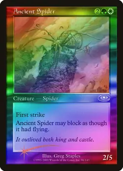 Ancient Spider FOIL Planeshift PLD White Green Rare MAGIC MTG CARD ABUGames - Image 1
