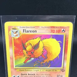 Pokemon TCG Flareon Jungle 19/64 Rare 70 HP Stage 1 1999 Wizards Regular Card - Image 2