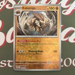 Pokemon Card Kabutops Pokemon 151 Scarlet & Violet Reverse Holo 141/165 NM - Image 1