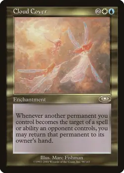Cloud Cover Planeshift PLD White Blue Rare MAGIC THE GATHERING CARD ABUGames - Image 1