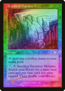 Terminal Moraine FOIL Planeshift HEAVILY PLD Land Uncommon MAGIC CARD ABUGames - Image 1