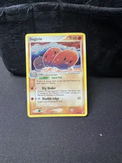 Pokemon TCG Dugtrio 5/100 Crystal Guardians Holo Rare card Holo LP - Image 1