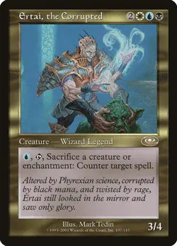 Ertai, the Corrupted Planeshift PLD White Blue Black Rare MAGIC CARD ABUGames - Image 1