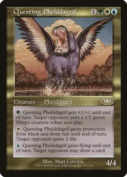 Questing Phelddagrif Planeshift NM White Blue Green Rare MAGIC CARD ABUGames - Image 1