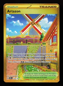 Artazon 229/197 Hyper Rare Obsidian Flames Pokemon Card - Image 1