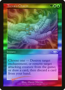 Treva's Charm FOIL Planeshift PLD White Blue Green Uncommon MTG CARD ABUGames - Image 1