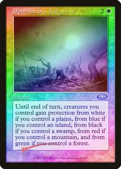 Dominaria's Judgment FOIL Planeshift PLD White Rare MAGIC MTG CARD ABUGames - Image 1