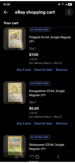 Custom Lot 10 Pokemon Cards - Image 2