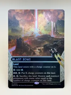 MTG ~ Blast Zone ~ Borderless Foil #0002 Stellar Sights Edge Of Eternities : NM - Image 2