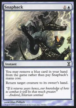 Snapback - Light Play MTG Time Spiral - Image 1