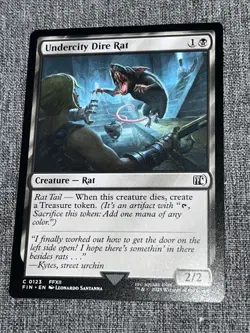 Undercity Dire Rat 0123 C - Regular MTG Final Fantasy FIN EN - Image 1