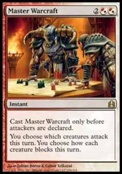 Master Warcraft - Light Play MTG Commander - Image 1