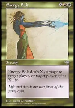 Energy Bolt - Light Play MTG Mirage - Image 1