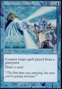 Laquatus's Disdain -Foil Medium Play MTG Judgment - Image 1