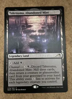 Takenuma, Abandoned Mire - Kamigawa: Neon Dynasty - NM MTG - Image 1