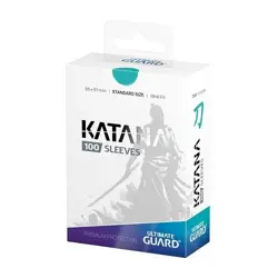 Ultimate Guard 100 Katana Sleeves Standard Size Turquoise UGD010896 MTG TCG New - Image 1
