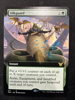 MTG - Silkguard (Extended Art) Commander: Kamigawa: Neon Dynasty - Image 1