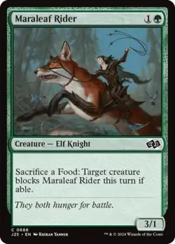Maraleaf Rider - Near Mint MTG Foundations Jumpstart - Image 1