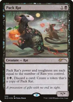 Pack rat x1 FOIL - secret lair mtg magic - Image 1
