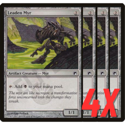 MTG Leaden Myr (Theros) 170/249 (NEAR MINT) (4X) - Image 1