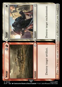 1 x Wear // Tear - Foil - Universes Beyond: Fallout - NM-Mint - MTG - Image 1