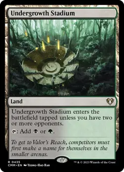1 x Undergrowth Stadium - Foil - Commander Masters - NM-Mint - MTG - Image 1