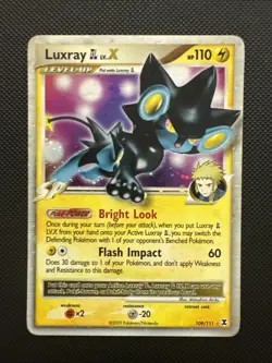 Luxray GL Lv.X 109/111 Rising Rivals Holo Pokemon - Image 1