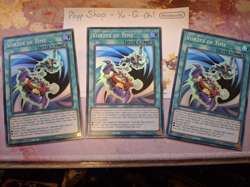 3x Vortex of Time - MZMU-EN009 - Super Rare 1st Edition Yugioh! - Near Mint - Image 1