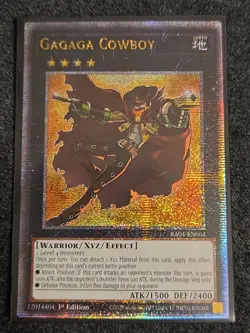 Gagaga Cowboy - RA04-EN064 - Quarter Century Secret Rare QCR NM Yugioh - Image 1