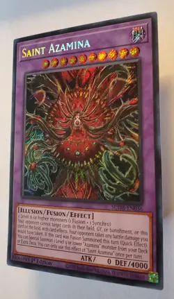 Yu-Gi-Oh! Saint Azamina SUDA-EN036 Supreme Darkness 1st Edition Near Mint - Image 3