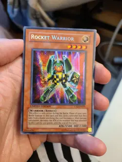 Yugioh Rocket Warrior CT2-EN005 Limited Secret Rare - Image 1
