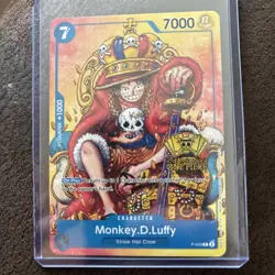 Monkey.D.Luffy (2nd Anniversary Stamped Promo) P-043 - English NM - One Piece - Image 1